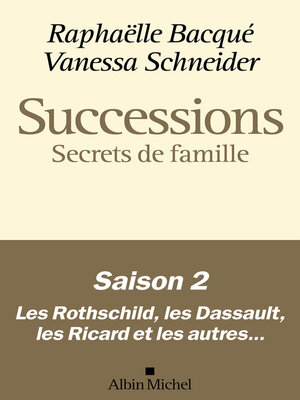 cover image of Successions, Saison 2